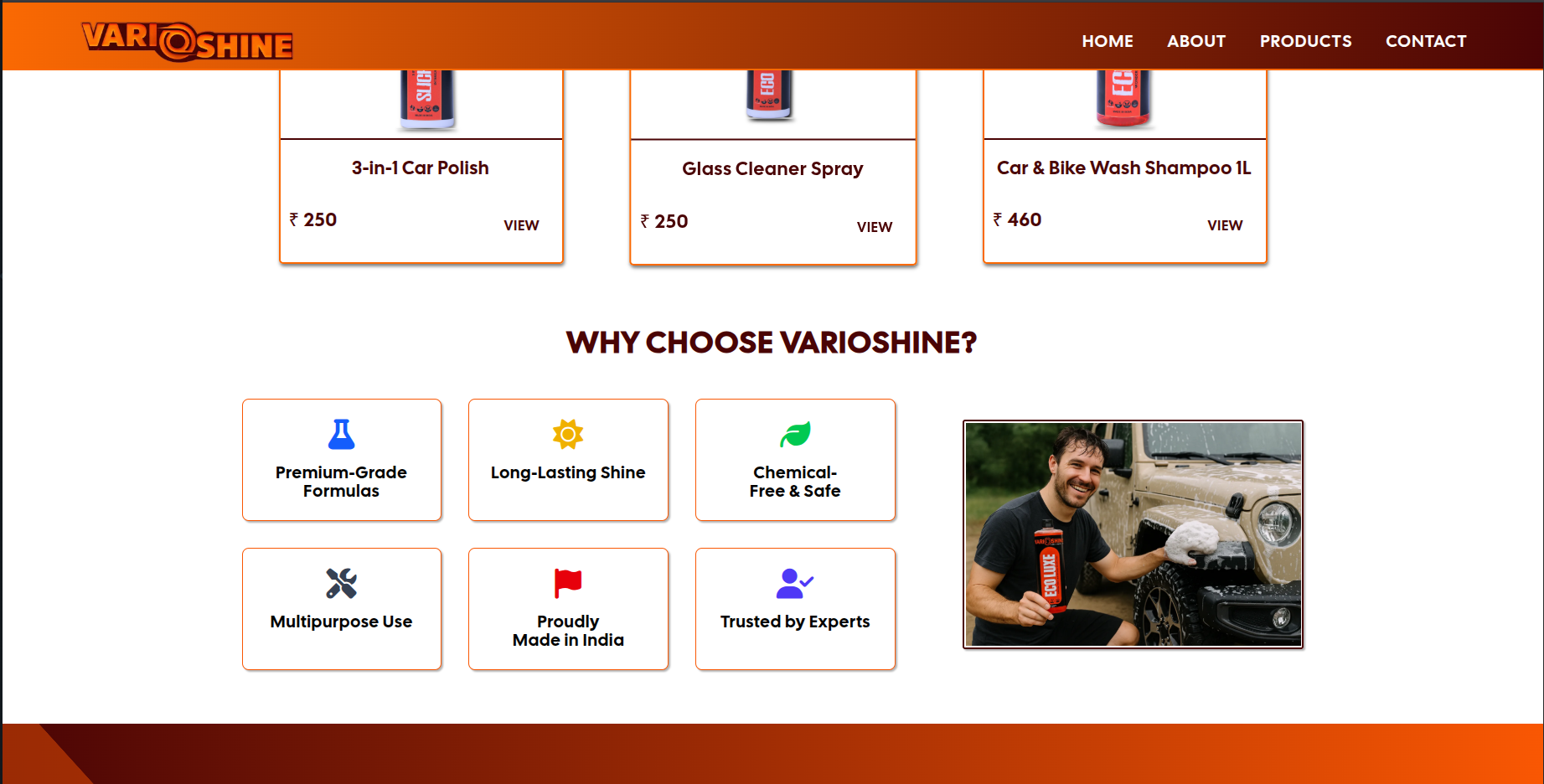 Varioshine Website